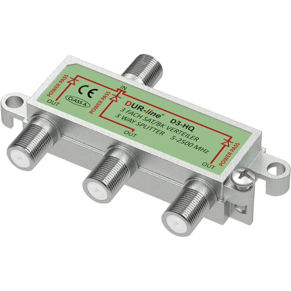 dur-line-d3-hq-sat-bk-verteiler-3-fach-splitter-unicable-hd image 1