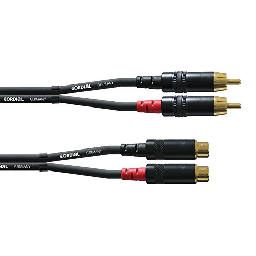 cordial-cfu-3-ce-cinch-audiokabel-3-m-cinch-male-auf-2x-cinch-female-unsymmetris image 4