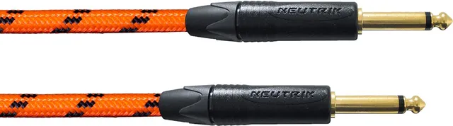 cordial-cables-gitarrenkabel-3-m-orange-uv-reaktiv-neutrik-stecker image 1