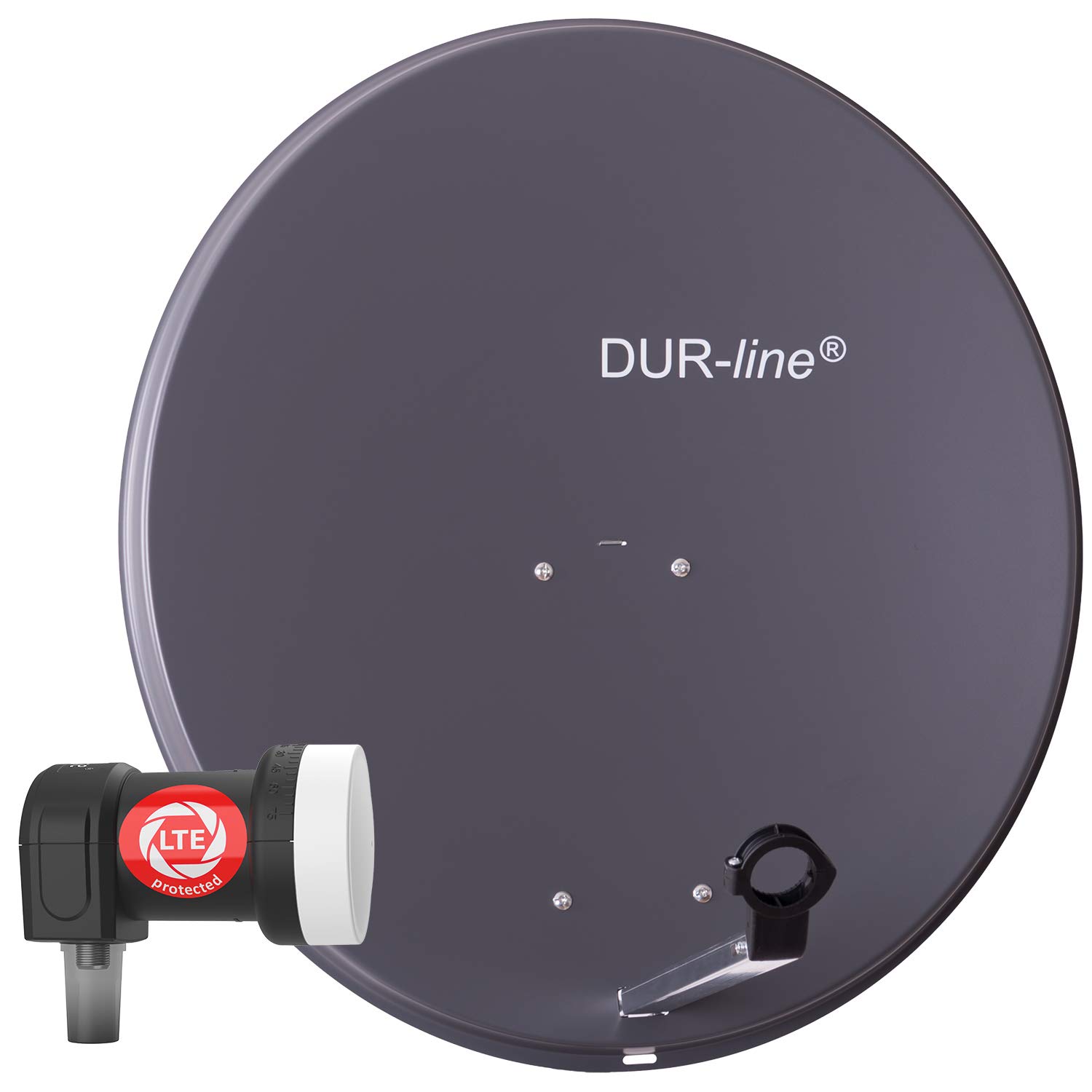 dur-line-mda-80-anthrazit-sat-anlage-80-cm-mit-ultra-single-lnb-f-r-1-teilnehmer image 1