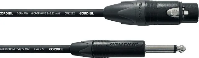 cordial-select-mikrofonkabel-5-m-xlr-female-auf-klinke-mono image 1