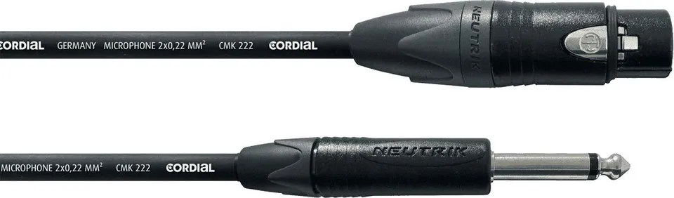 cordial-select-mikrofonkabel-5-m-xlr-female-auf-klinke-mono image 1