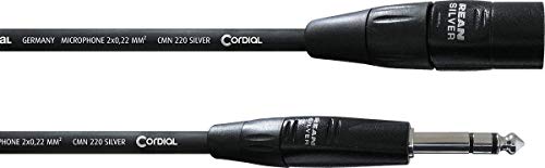 cordial-cim-0-6-mv-essentials-audiokabel-xlr-male-auf-klinke-6-3-mm-stereo-0-6-m image 2