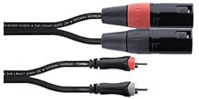 cordial-ecl-eu3mc-elements-audiokabel-2x-xlr-m-nnlich-auf-rca-3-m image 1