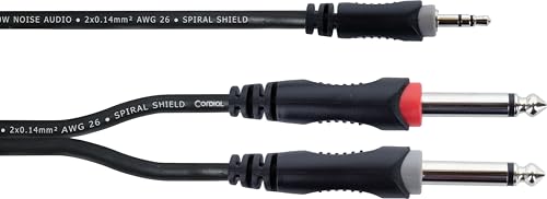cordial-ecl-ey3wpp-elements-y-kabel-3-m-stereo-miniklinke-auf-2x-monoklinke image 2