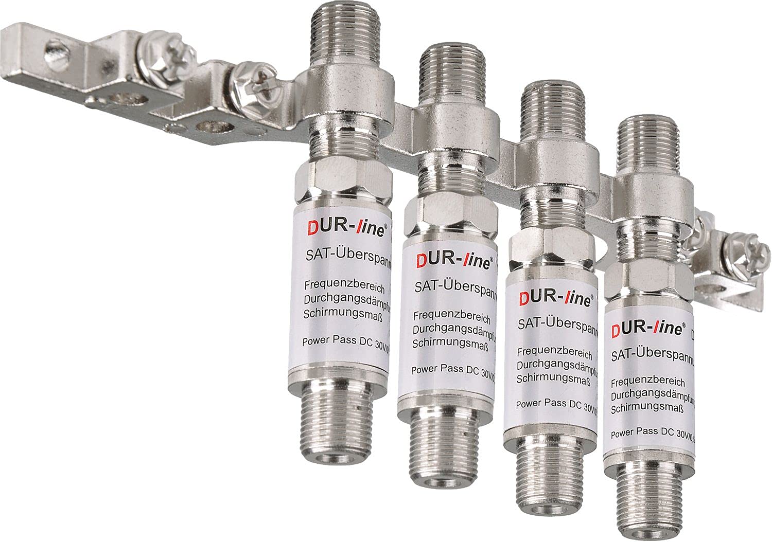 dur-line-dlbs-3001-erdungsleiste-set-4x-blitzschutz-4x-erdleiter image 1