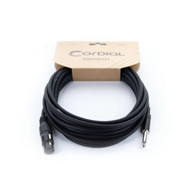 cordial-ecl-em10fp-audio-kabel-elements-xlr-buchse-mono-klinke-10-m image 1