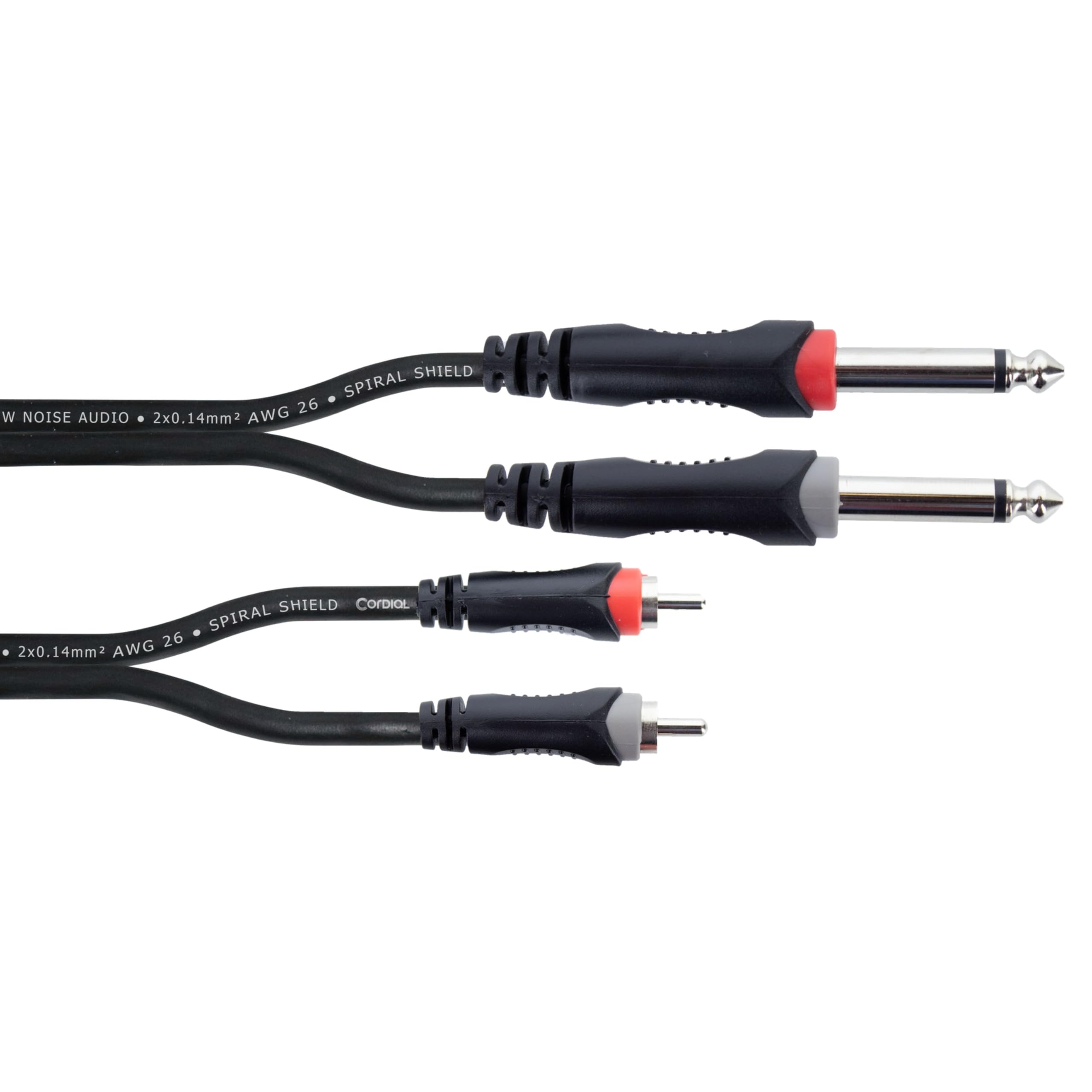 cordial-ecl-eu1-5pc-audiokabel-2x-klinke-mono-auf-2x-rca-1-5-m image 2