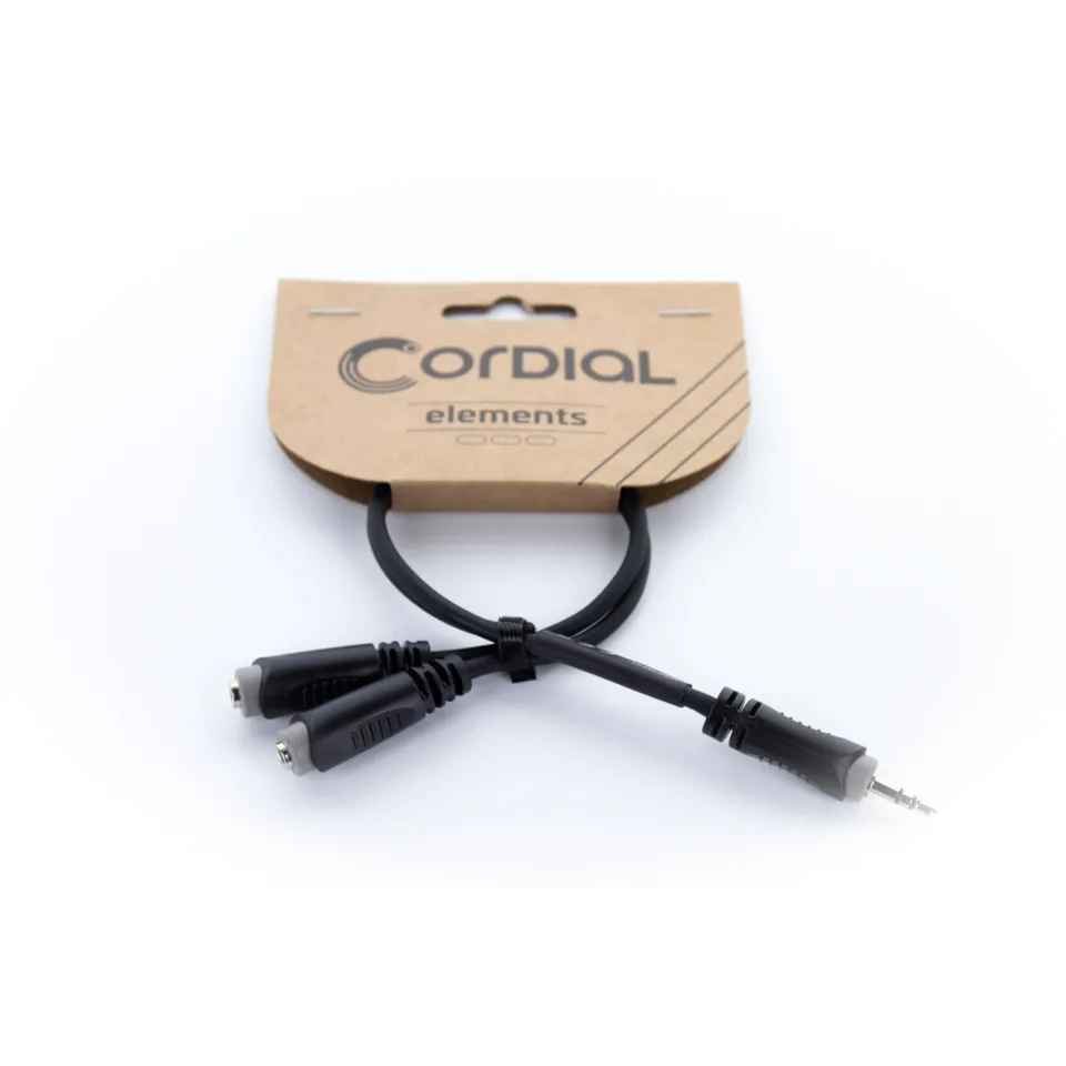cordial-ecl-ey0-3wyy-elements-y-adapterkabel-mini-jack-0-3-m image 1
