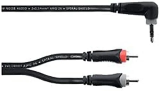 cordial-ecl-ey1-5wrcc-y-adapter-elements-mini-jack-abgewinkelt-rca-1-5-m image 1