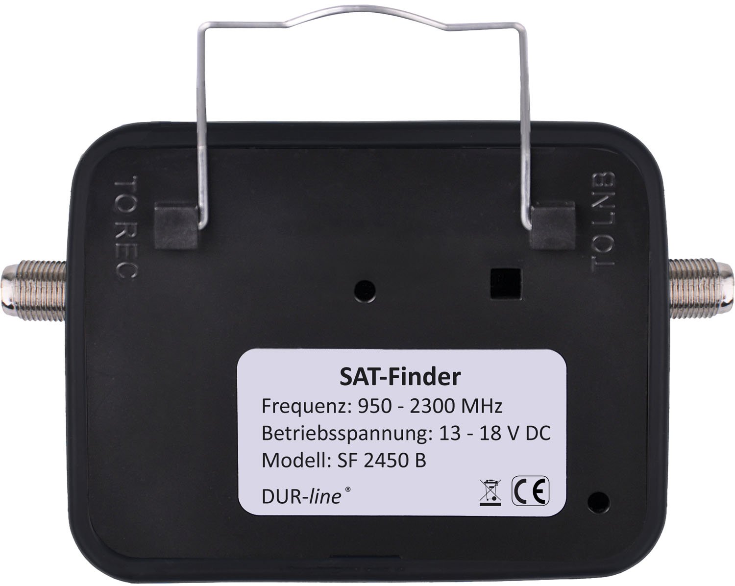 dur-line-sf-2450-b-satfinder-messger-t-mit-gummi-schutzh-lle image 4