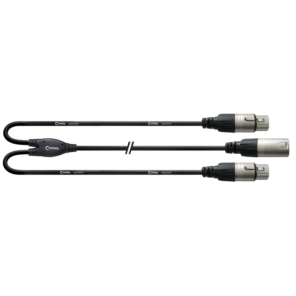 cordial-essentials-ecl-cfy03mff-y-xlr-kabel-1-xlr-m-nnlich-auf-2-xlr-weiblich-0- image 1