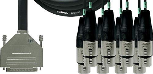 cordial-select-multicore-sub-d-8x-xlr-female-3-m-tascam image 3