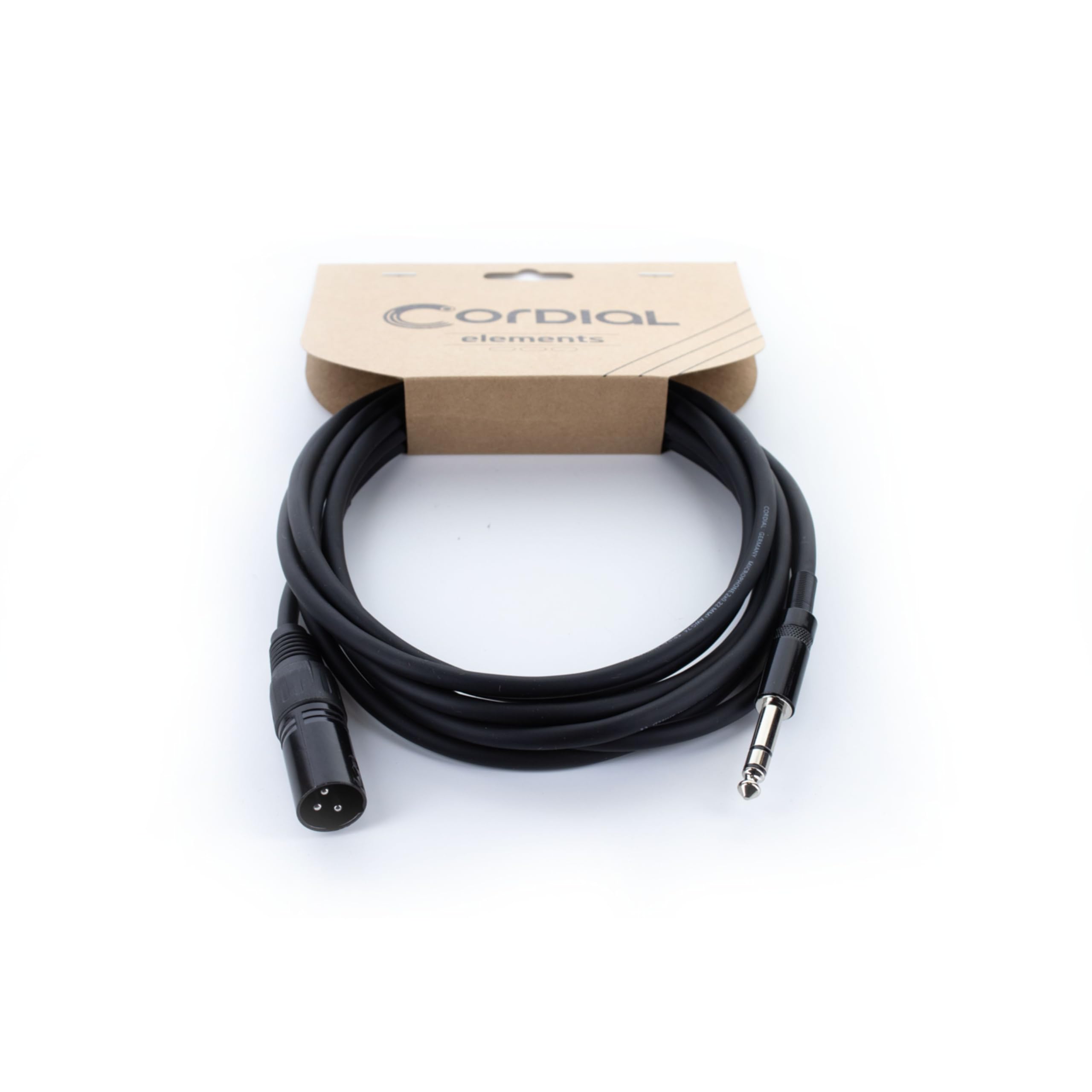 cordial-ecl-em6mv-elements-xlr-auf-stereoklinke-6-m-audiokabel image 1
