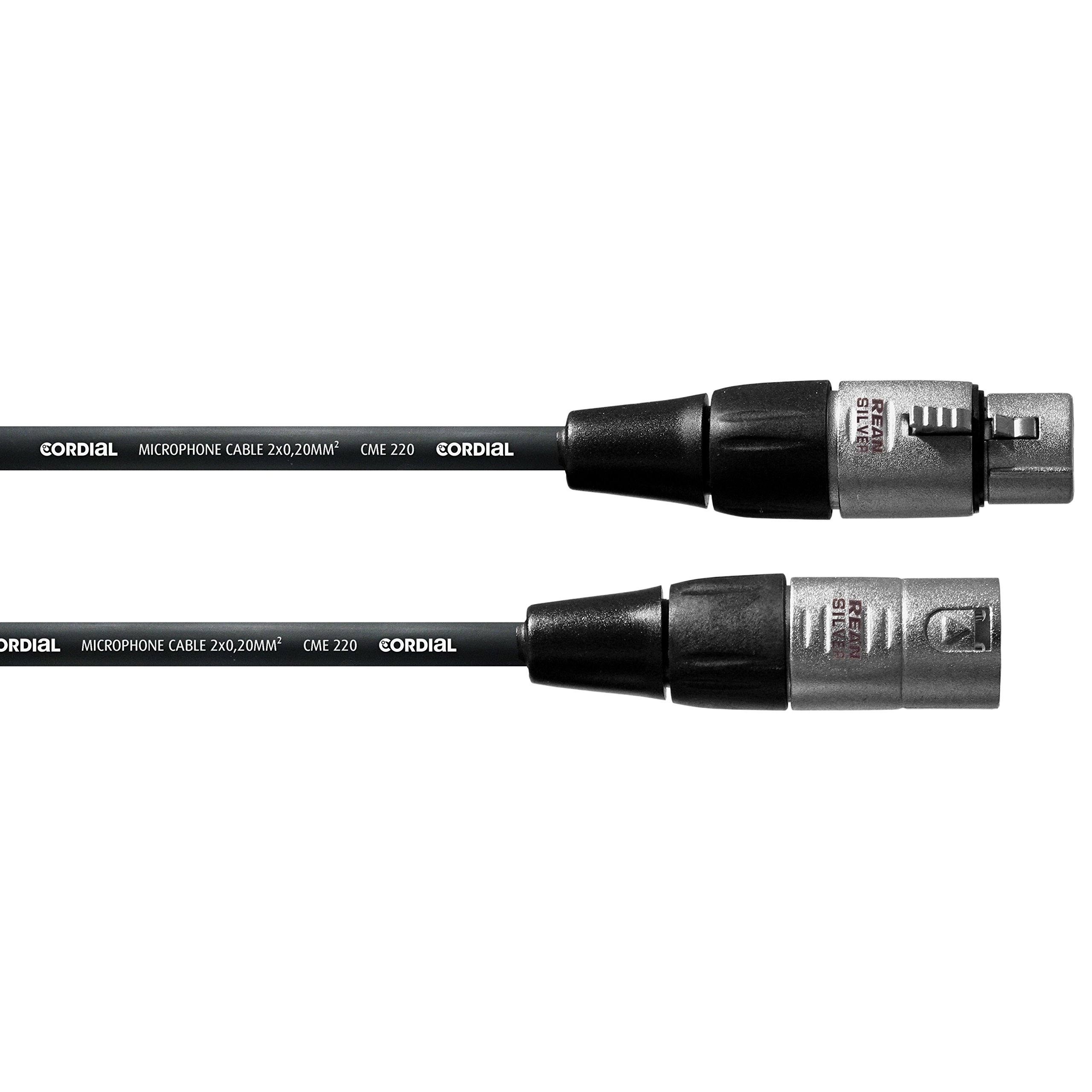 cordial-essentials-mikrofonkabel-xlr-10-m-rean-silber image 1