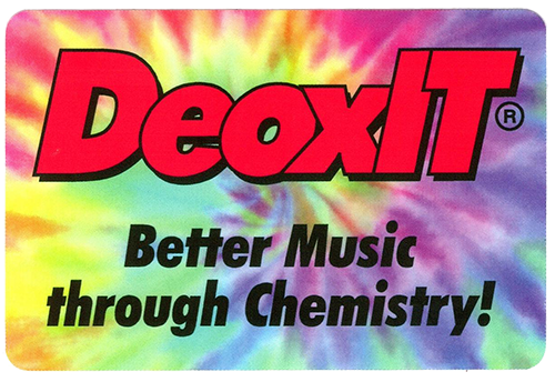 caig-deoxit-sticker-cl-stk-music-better-music-through-chemistry-2x3-zoll image 2