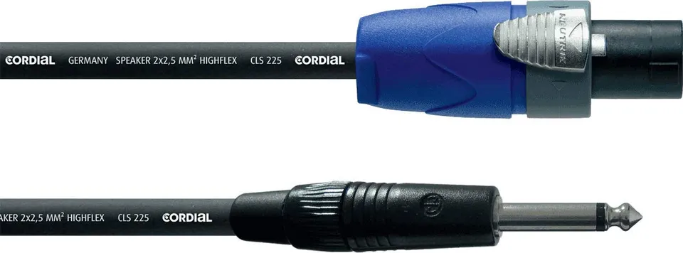 cordial-select-lautsprecherkabel-speakon-2-polig-auf-klinke-5-m image 1
