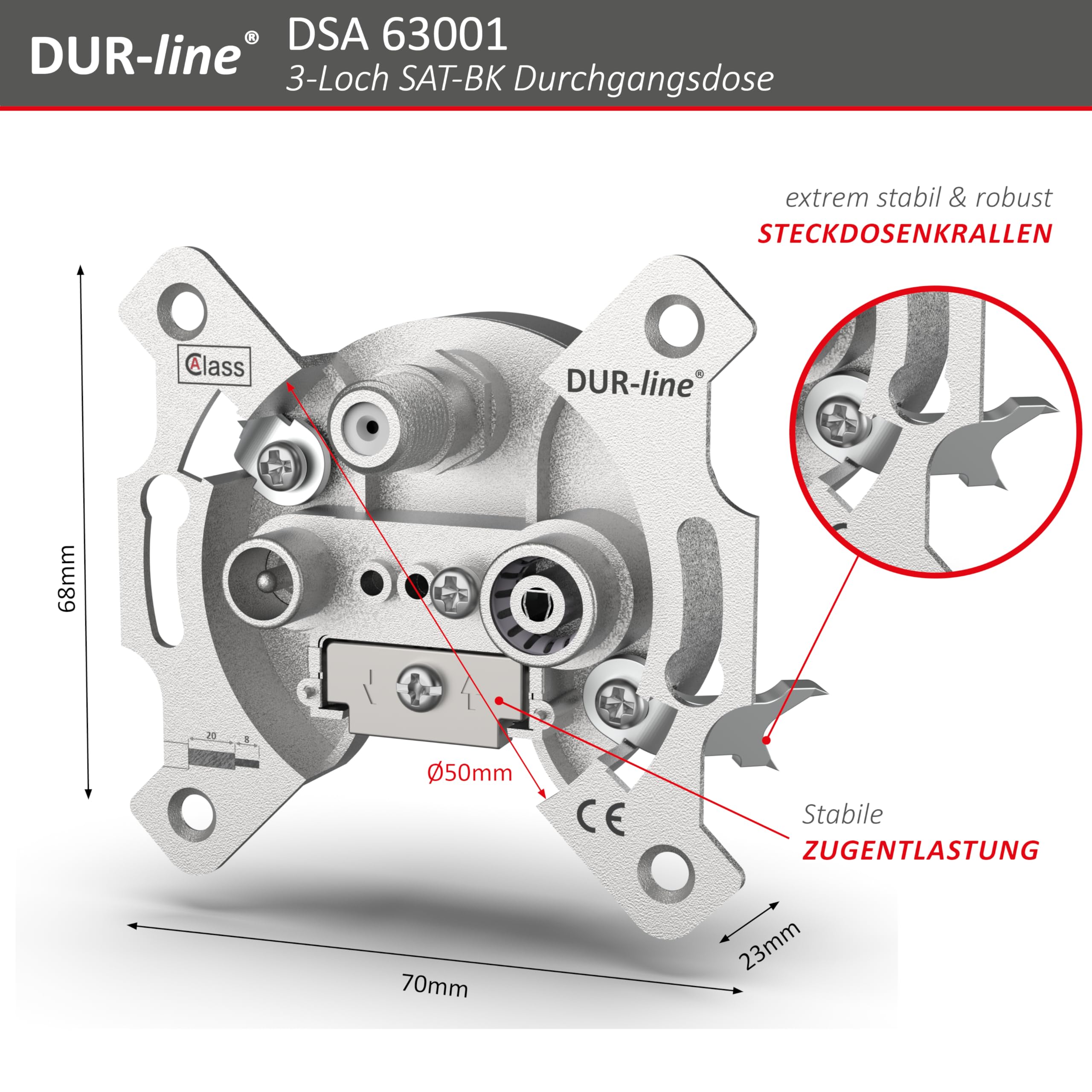 dur-line-antennendose-3-loch-durchgangsdose-sat-kabel-dvb-t-radio-unicable image 4