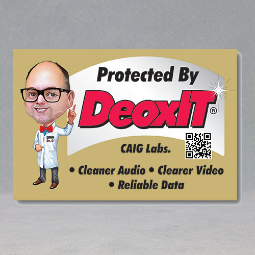 caig-deoxit-cl-stk-pbd-sticker-protected-by-deoxit-2x3-zoll image 1