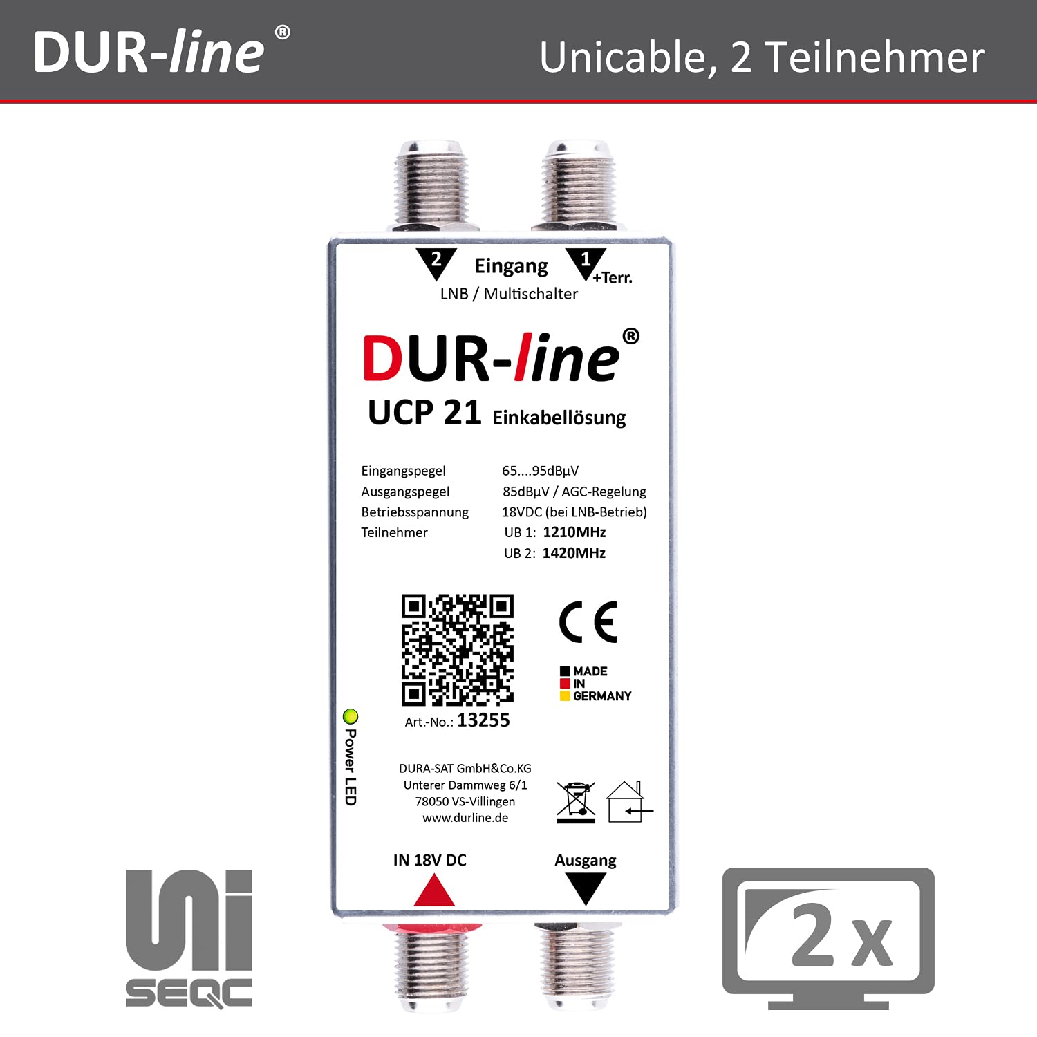 dur-line-ucp-21-sat-scr-unicable-multischalter-f-r-2-receiver-ber-1-kabel image 7