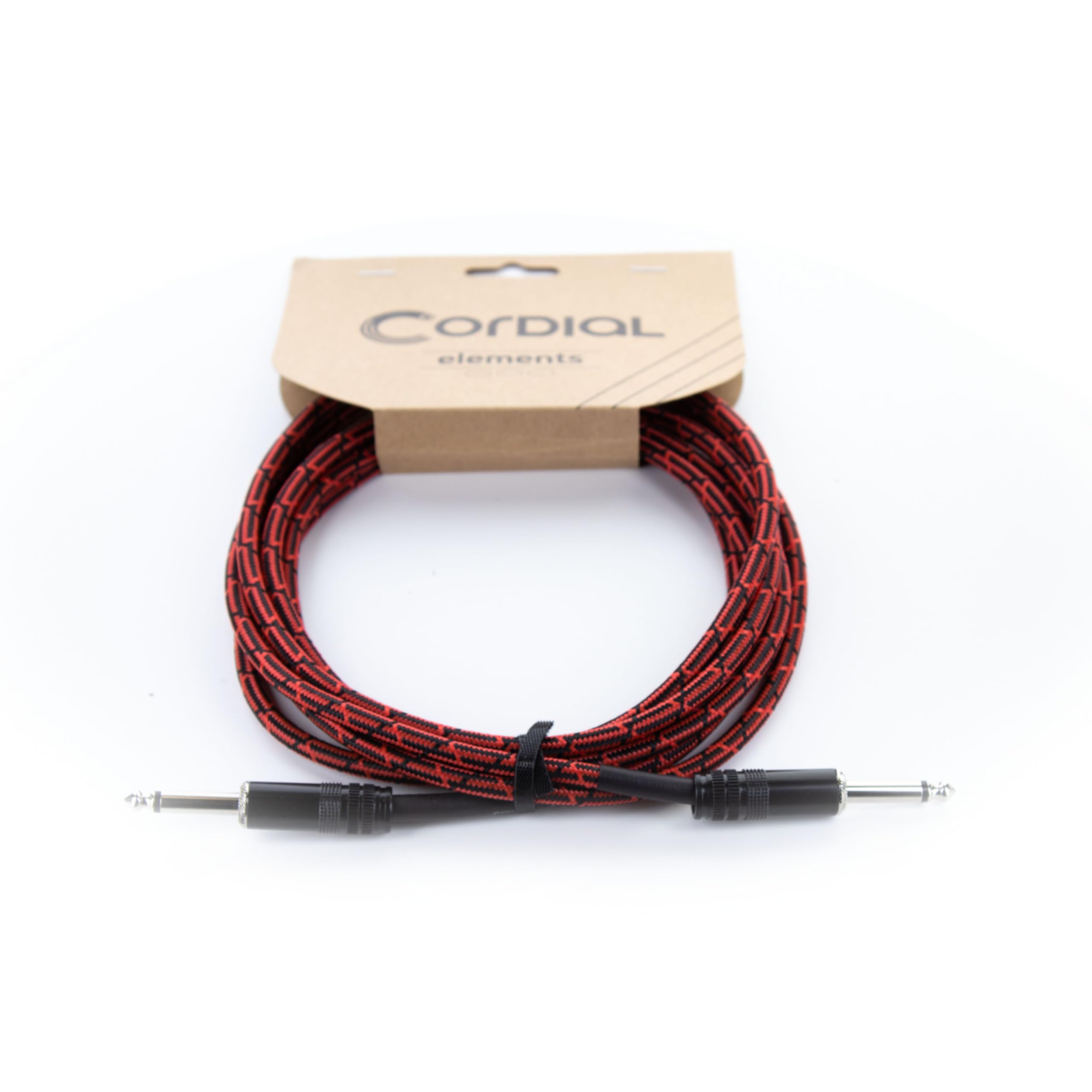 cordial-ecl-ei3pp-tweed-rd-gitarrenkabel-3-m-tweed-rot image 1