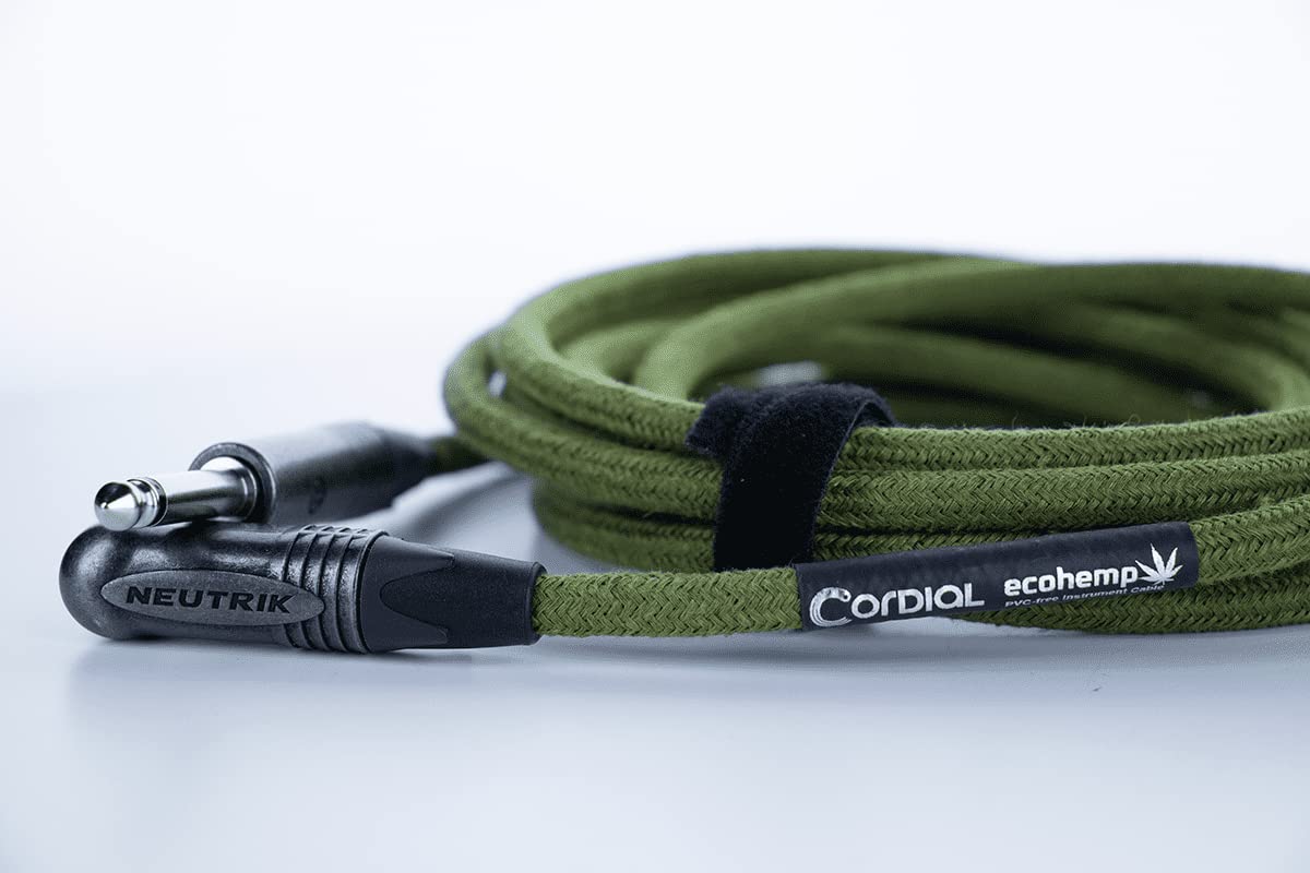 cordial-cables-3-m-gitarrenkabel-abgewinkelt-hanffasern-ecocord-serie-6-3-mm-kli image 2