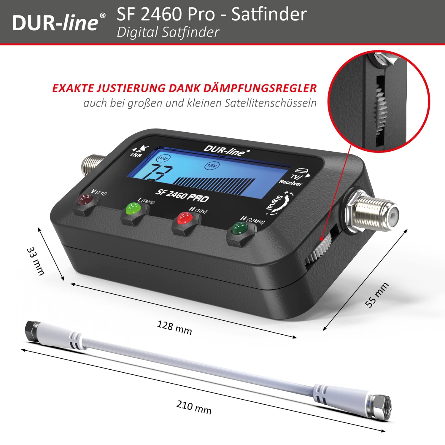 dur-line-sf-2460-pro-digital-satfinder-mit-lcd-tonsignal-und-f-kabel image 3
