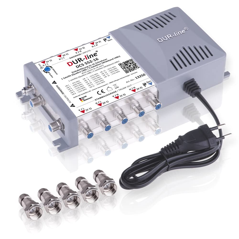 dur-line-dcs-552-16-unicable-multischalter-f-r-32-teilnehmer-quattro-wideband-ka image 1