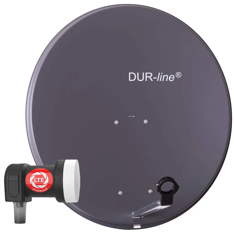 dur-line-mda-80-anthrazit-sat-anlage-80-cm-mit-ultra-single-lnb-f-r-1-teilnehmer image 1