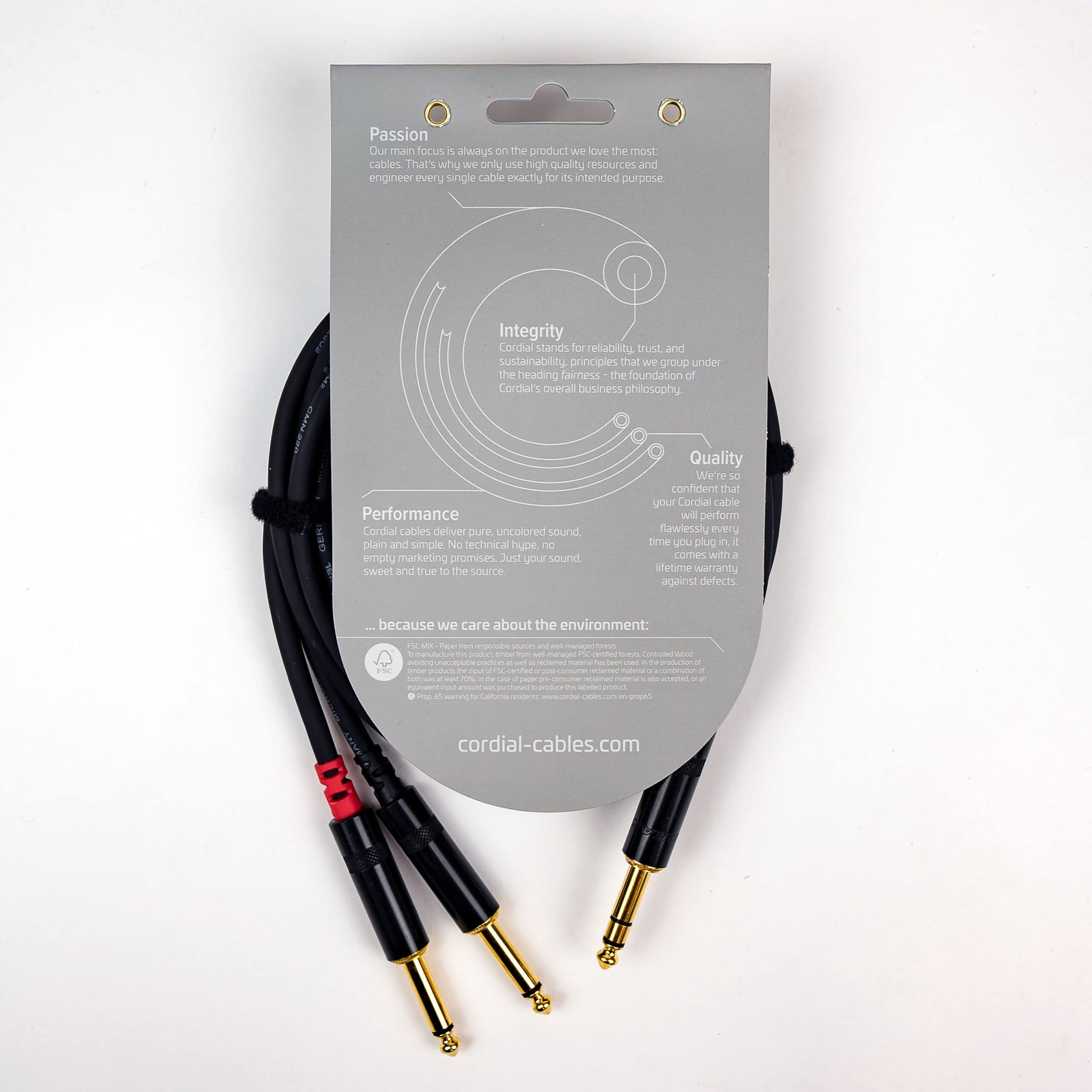 cordial-essentials-stereo-klinke-y-adapterkabel-3-m-1x-6-3-mm-stereo-auf-2x-6-3- image 3