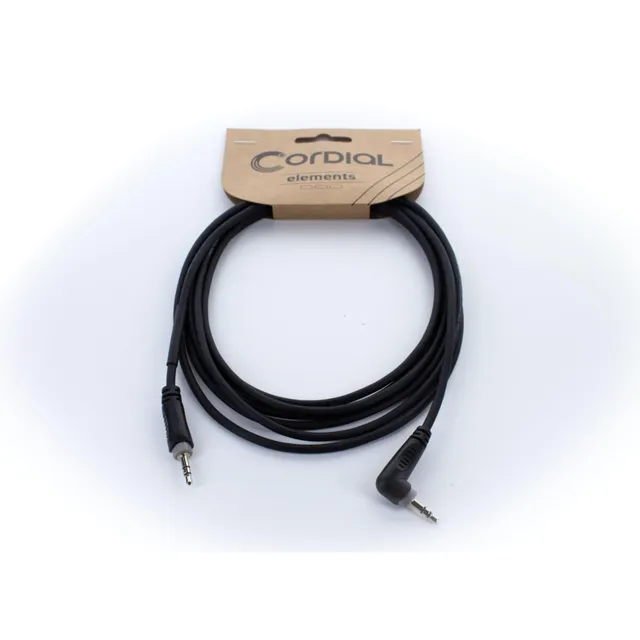 cordial-ecl-es3wwr-audiokabel-mini-klinke-gerade-abgewinkelt-elements-3-m image 1