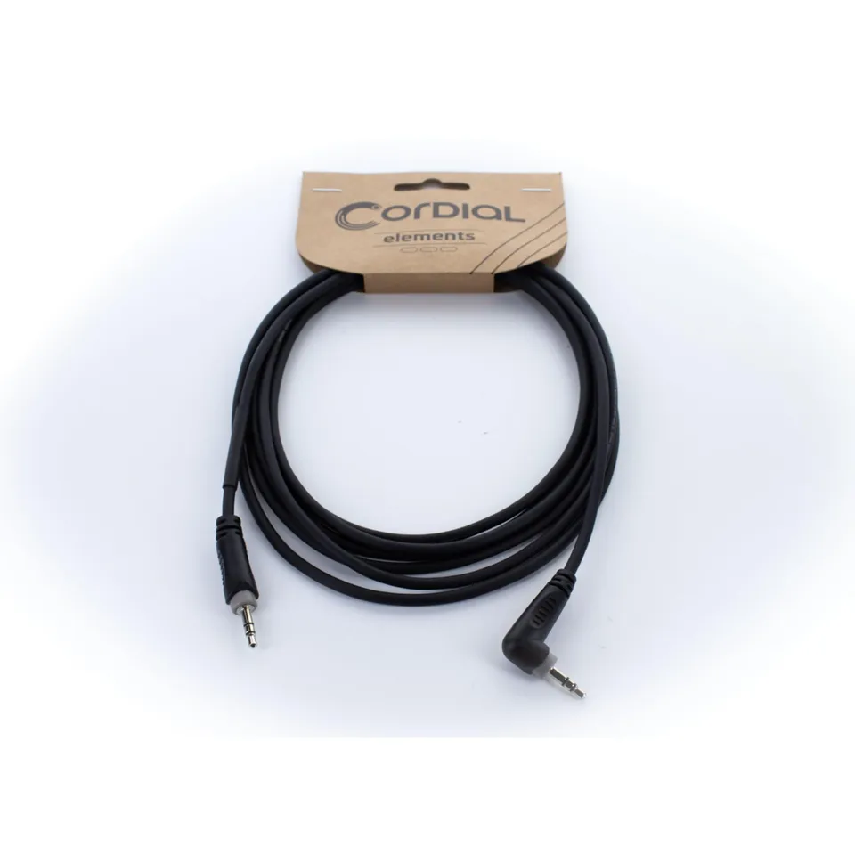 cordial-ecl-es3wwr-audiokabel-mini-klinke-gerade-abgewinkelt-elements-3-m image 1