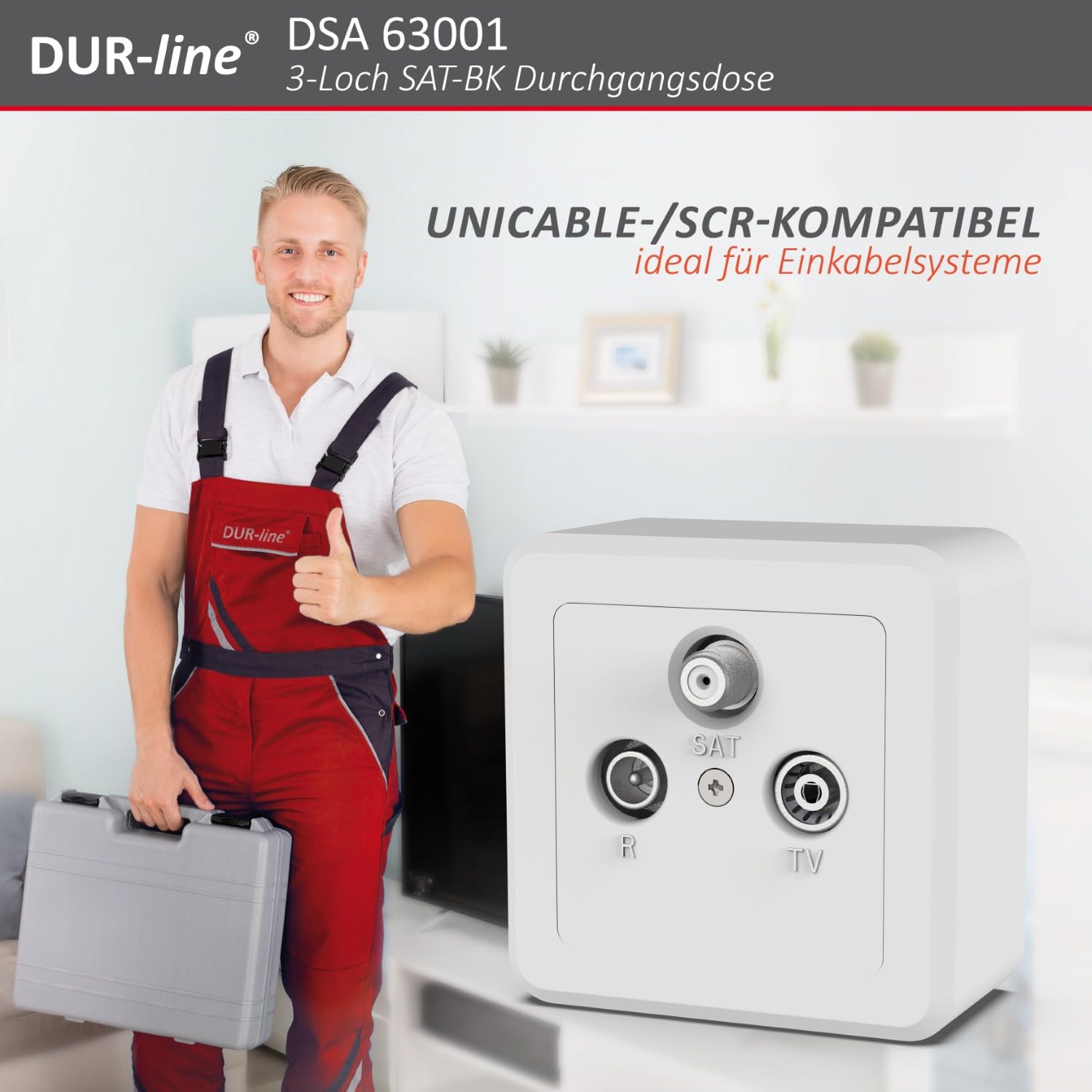 dur-line-antennendose-3-loch-durchgangsdose-sat-kabel-dvb-t-radio-unicable image 7