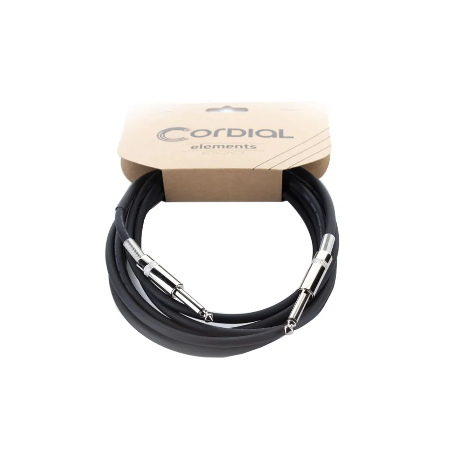 cordial-ei-3-pp-instrumentenkabel-3-m-klinke-6-3-mm-gerade-schwarz image 1