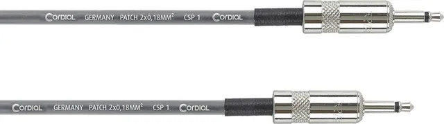 cordial-select-audio-patchkabel-mini-klinke-mono-grau image 1