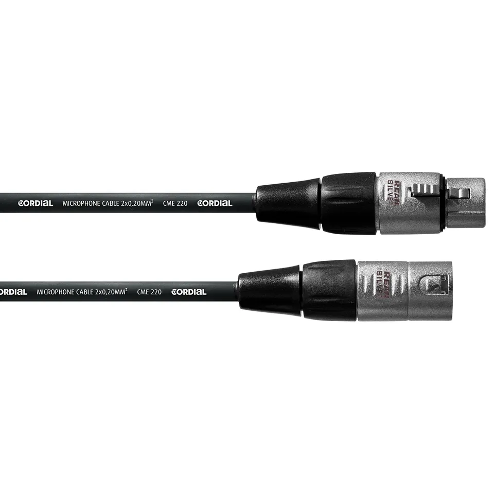 cordial-essentials-mikrofonkabel-xlr-10-m-rean-silber image 1