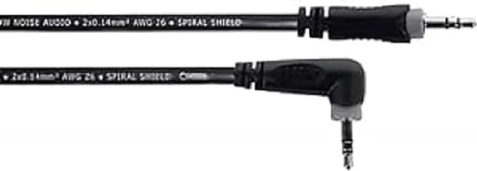 cordial-ecl-es0-5wwr-audio-kabel-elements-stereo-miniklinke-gerade-gewinkelt-0-5 image 1