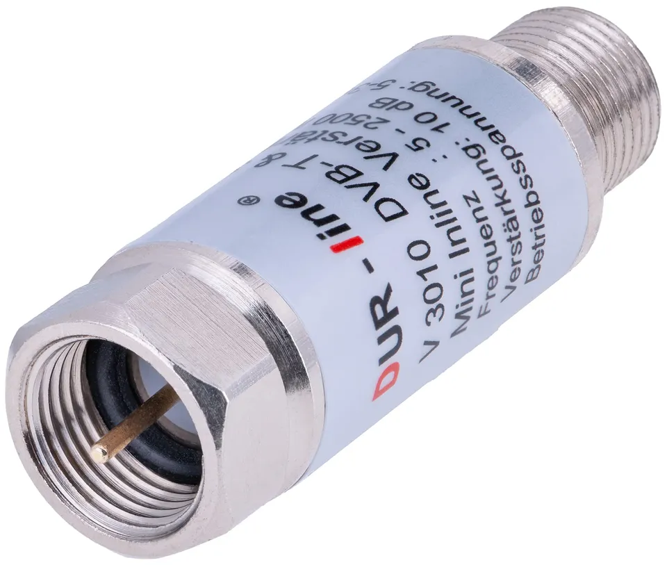 dur-line-v3010-mini-inline-verst-rker-10-db-f-r-sat-und-dvb-t2-5-2400-mhz image 1