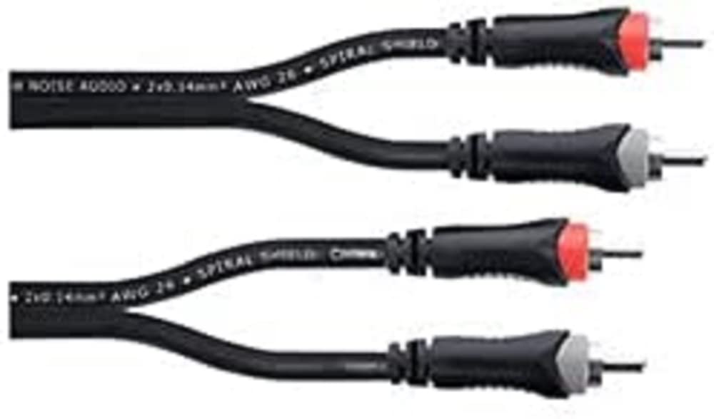 cordial-ecl-eu1-5cc-elements-stereo-audiokabel-2x-rca-auf-2x-rca-1-5-m image 1