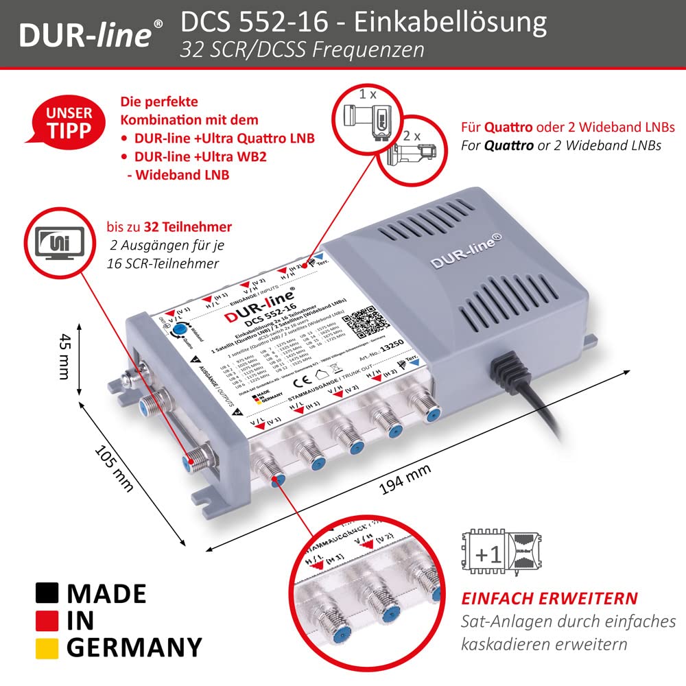 dur-line-dcs-552-16-unicable-multischalter-f-r-32-teilnehmer-quattro-wideband-ka image 3