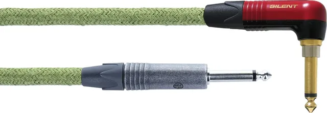 cordial-ecocord-gitarrenkabel-6-m-abgewinkelt-silent-hanffasern image 1