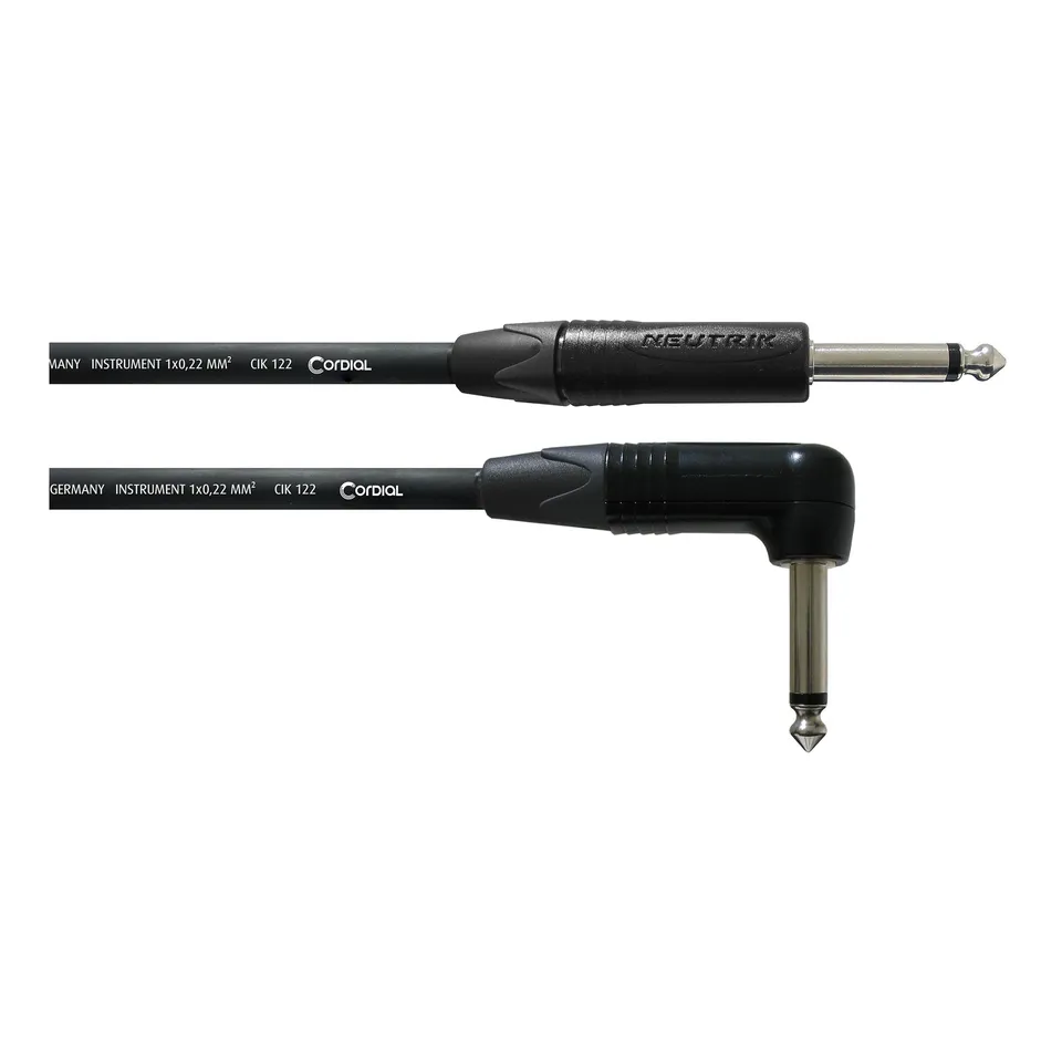 cordial-select-gitarrenkabel-3-m-klinke-recht-gewinkelt image 1