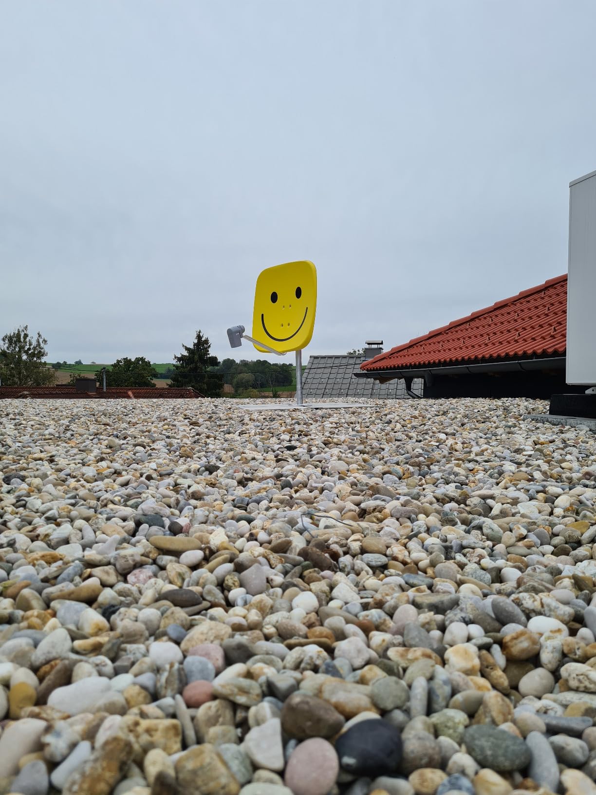 Enkel hat geholfen beim Aufbau