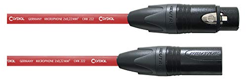 cordial-select-mikrofonkabel-10-m-rot-symmetrisch-cmk-222-xlr image 2