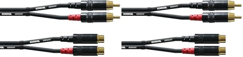cordial-cfu-3-ce-cinch-audiokabel-3-m-cinch-male-auf-2x-cinch-female-unsymmetris image 8