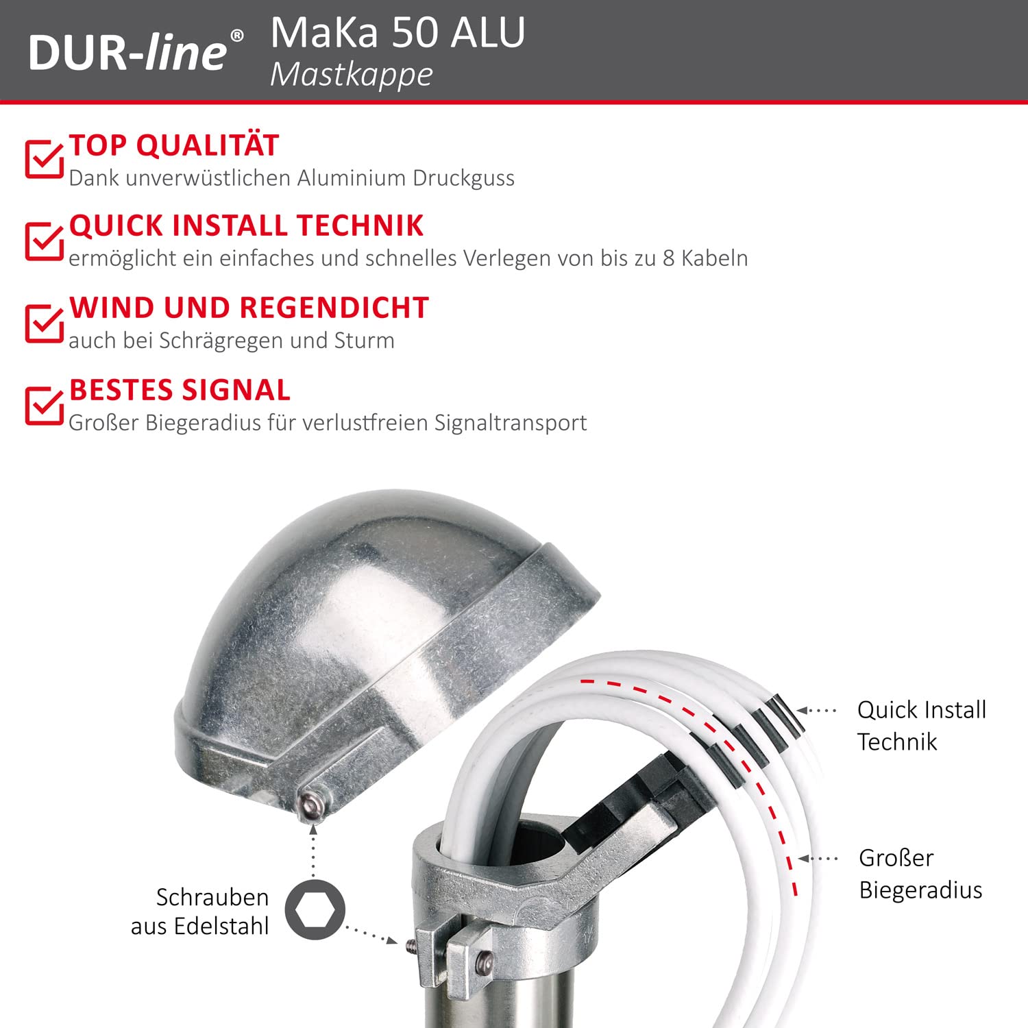 dur-line-maka-50-alu-mastkappe-aus-aluminium-druckguss-f-r-48-52-mm-masten image 2