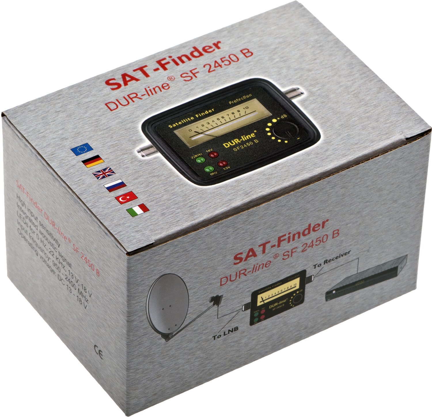 dur-line-sf-2450-b-satfinder-messger-t-mit-gummi-schutzh-lle image 5