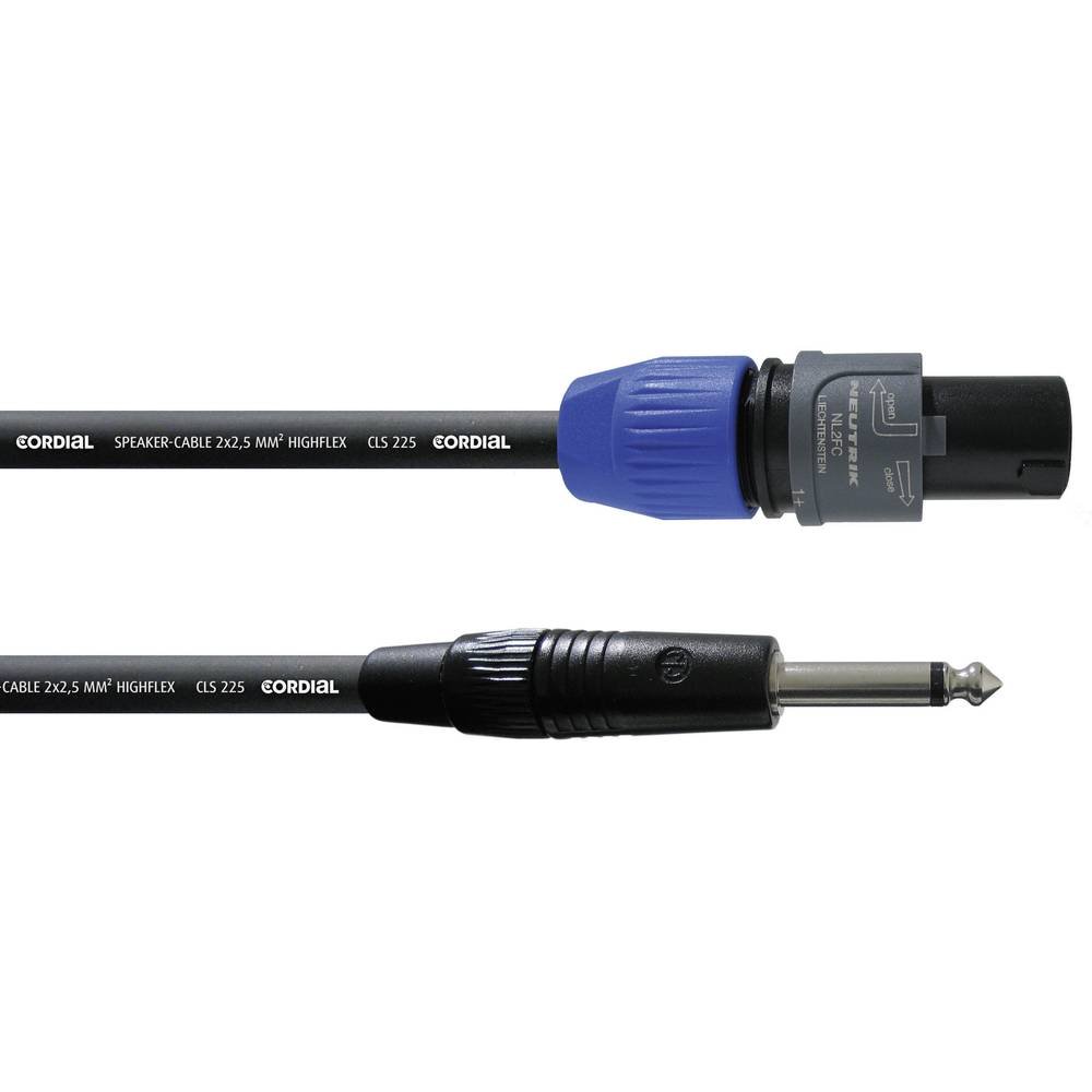 cordial-select-lautsprecherkabel-speakon-2-pol-auf-klinke-1-5m image 1