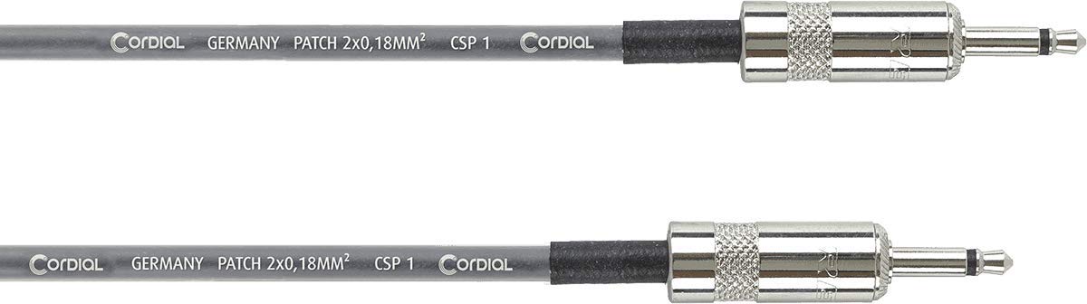 cordial-select-audio-patchkabel-mini-klinke-mono-grau image 1