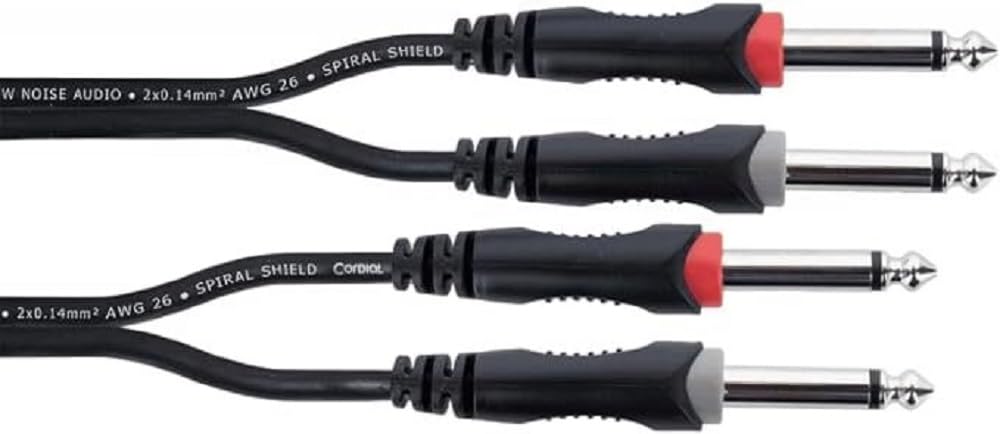 cordial-elements-ecl-eu6pp-audio-kabel-doppelklinke-mono-6-m image 1